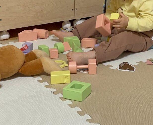 1歳積み木の使い方