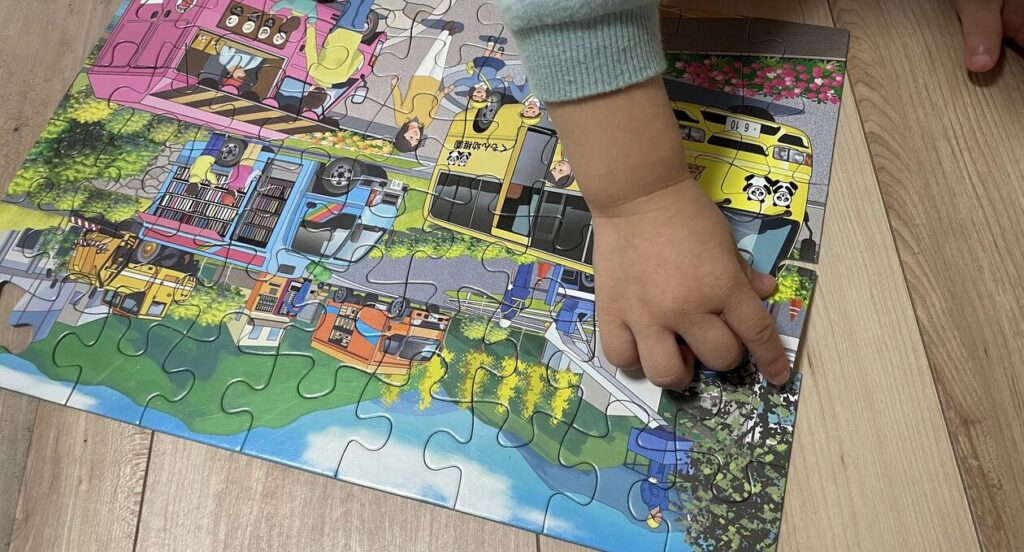 3歳でパズル